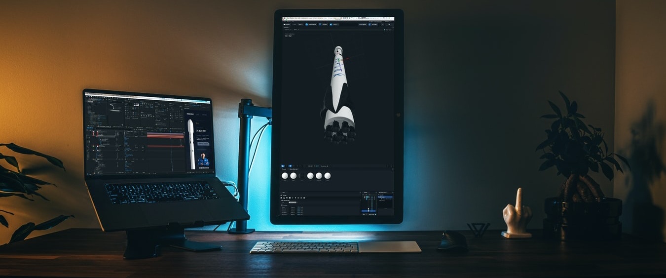 imagen de un buen escritorio de home office